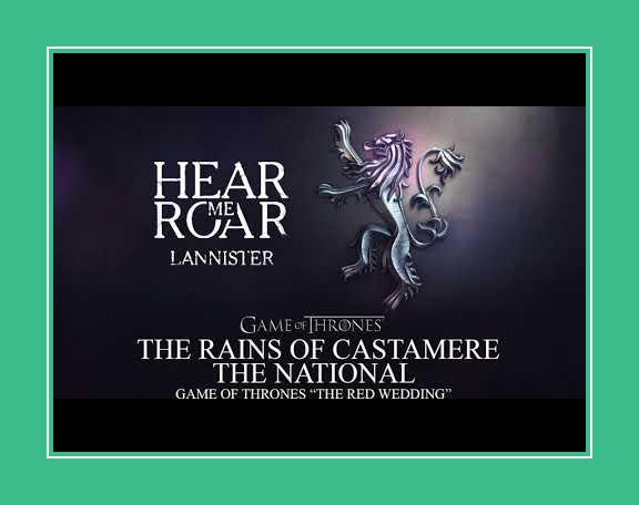 The Rains Of Castomere Sonnerie pour iPhone